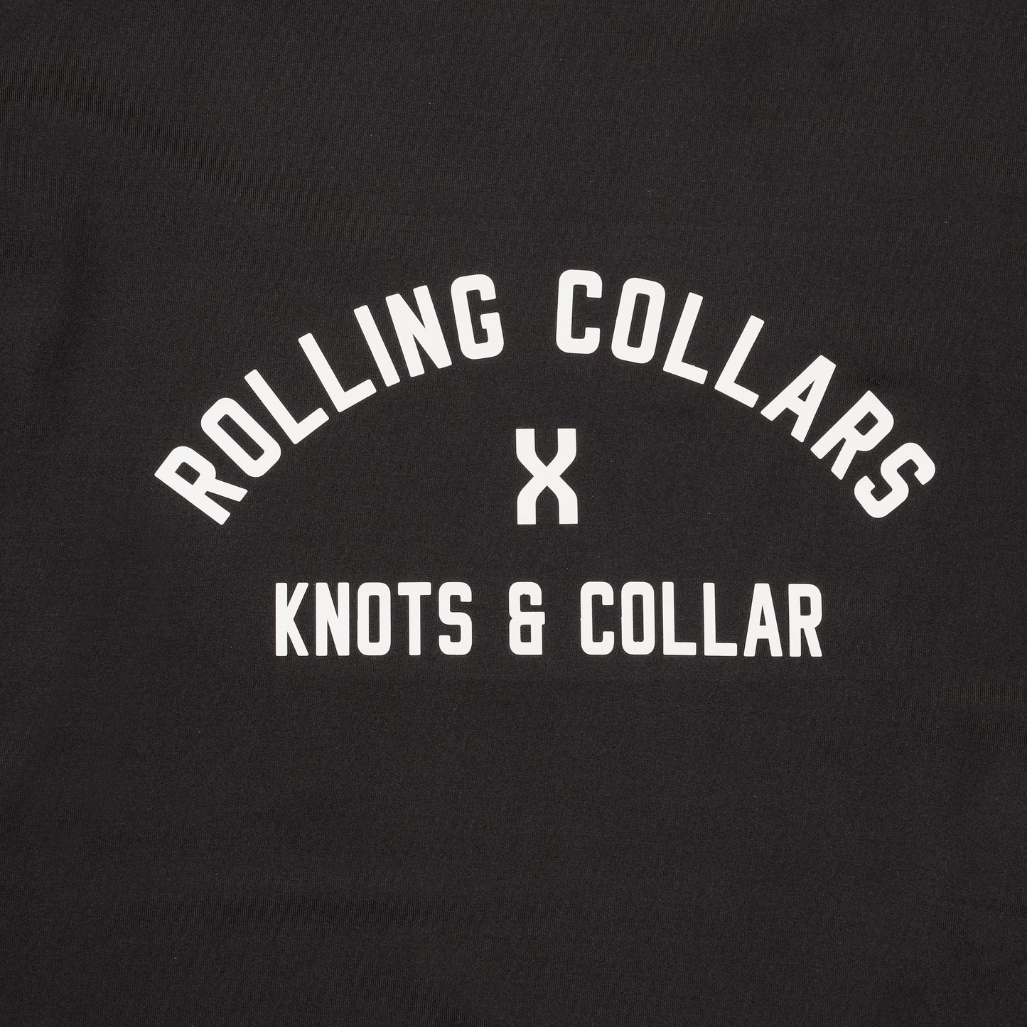 Rolling Collars x Knots & Collar T-Shirt (Black)