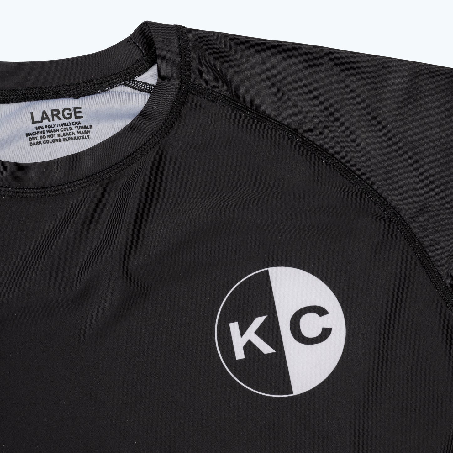 K&C Black Rashguard - Full Sleeves