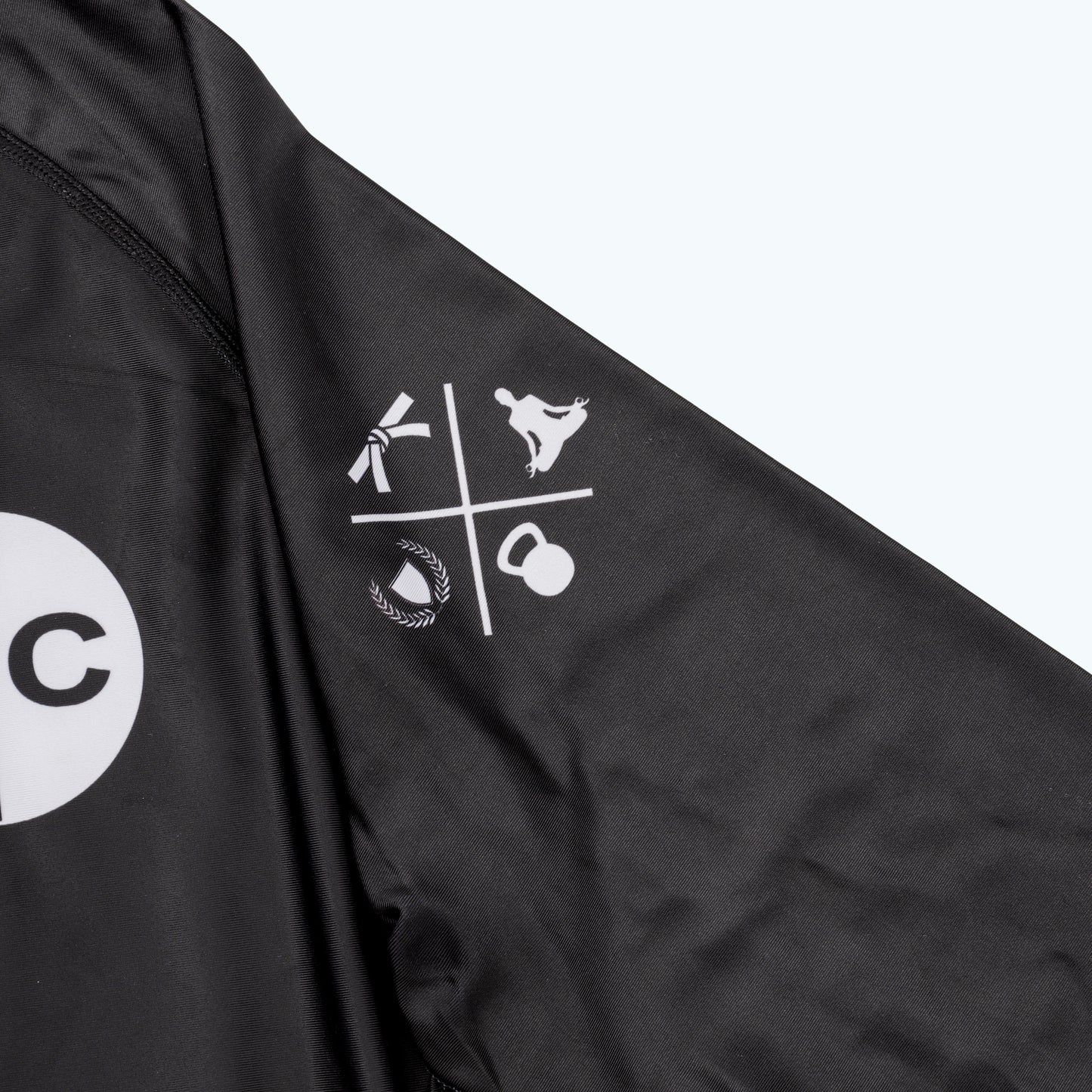 K&C Black Rashguard - Full Sleeves