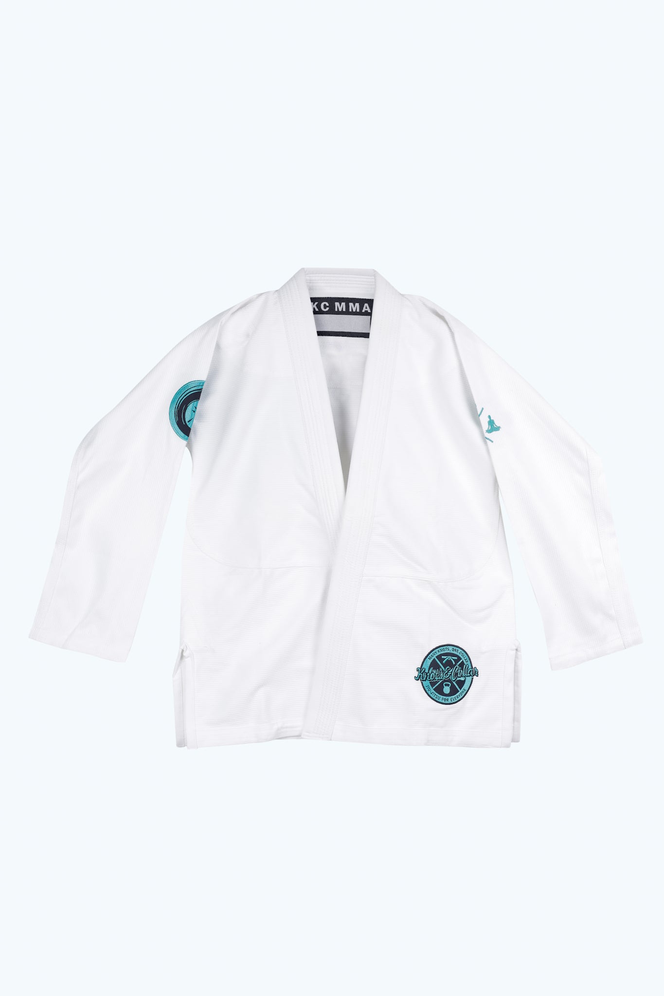 Knots & Collar - BJJ Gi (White)